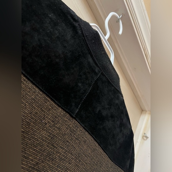 Modango Men’s Suede Jacket Cardigan Wool Blend Size Large Vintage - Picture 8 of 9